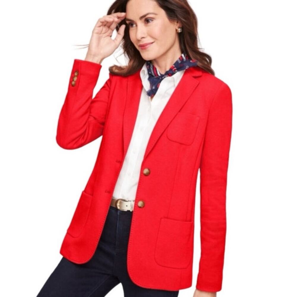Talbots tomato 🍅 Red Blazer NWOT, Never Worn